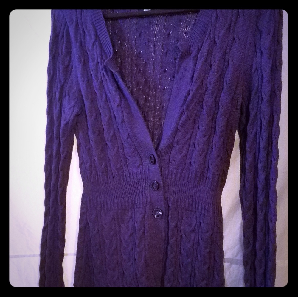 Croft & Barrow size medium purple sweater